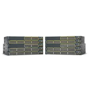 WS-C2960 + 48TC-L 2960 Plus 48 ports Commutateurs Ethernet 100Mbps Commutateur d'accès aux données réseau de couche 2 WS-C2960 + 48TC-L