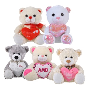 San valentino peluche orsi peluche con rosa ti amo cuore peluche san valentino orsacchiotto peluche - Product Image 5