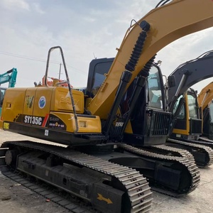 Hoge kwaliteit gebruikte <span class=keywords><strong>Sany</strong></span> 135C PRO graafmachine 13,5T tweedehands hydraulische graafmachine, goed onderhouden - Product Image 1