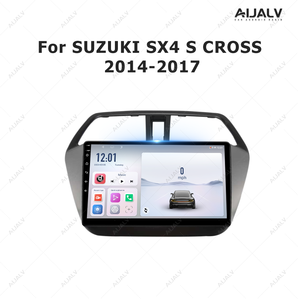 Aijia Cadre de lecteur DVD de voiture Android universel de 9 pouces pour <span class=keywords><strong>SUZUKI</strong></span> SX4/<span class=keywords><strong>S</strong></span> <span class=keywords><strong>CROSS</strong></span> 2014-2017 LHD/RHD Panneau de tableau de bord avec câble - Product Image 3