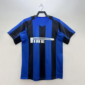 Camisetas Deportivas de Fútbol Personalizadas 04-05, Diseño Retro a Rayas para Entrenamiento, Fabricantes con Corte Automatizado para Camisetas de Fútbol Personalizadas - Product Image 1