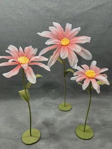 2024 Wedding Props Huge <strong>Paper</strong> Flowers Handmade <strong>Daisy</strong> Shopping Mall Decorations Window Decoration Ornaments Wedding Decorations - Product Image 6