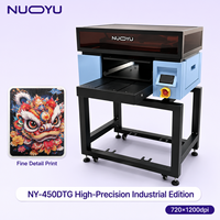 Nieuwe 720x1200dpi hoge precisie automatische DTG industriële textielprinter met pigmentinkt voor katoen