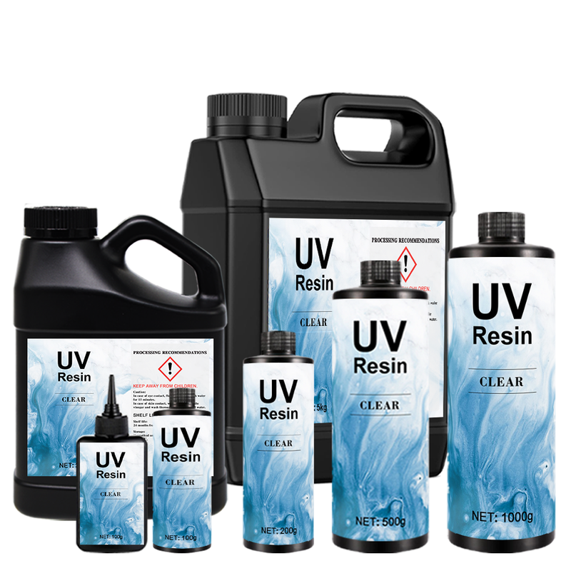 Customizable Crystal Clear UV Resin Hard