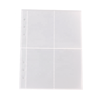 Poches de classeur en plastique de taille A5, pochette à feuilles mobiles en PP givré à 6 trous, pochette à insérer pour le rangement des factures