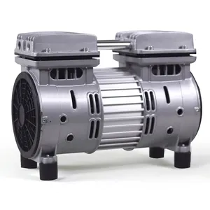 Silent 220V 550w 100 L/min 7bar compressor de ar Pump Head dental oil free air compressor motor