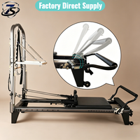 Equipo de Ejercicio Corporal: Reformer de Pilates de Aleación de Aluminio Duradero Directo de Fábrica con Torre y Tabla de Salto, Certificado CE RoHS UKCA