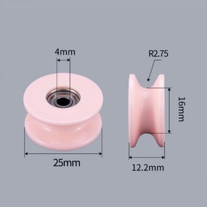 Roues de guidage en céramique solide 25*12,2 mm pour le tréfilage, longue durée de vie, certifiées ISO9001:2008, OEM disponible - Product Image 1