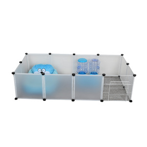 <span class=keywords><strong>Chat</strong></span> petit chien clôture pliante d'intérieur pour animaux de compagnie en plastique pour animaux de compagnie - Product Image 1
