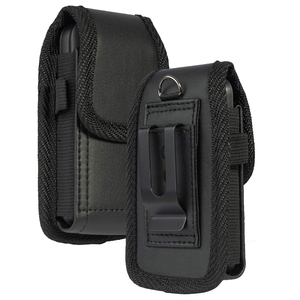 Borsa da uomo in pelle sintetica per telefono cellulare Alcatel custodia con clip da cintura produttore - Product Image 1