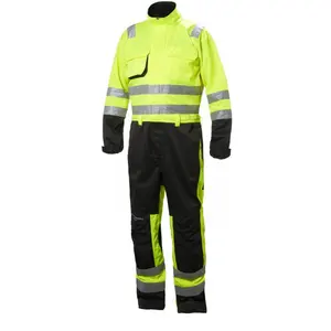 Toptan özelleştirilmiş güvenlik tulumları yansıtıcı bant işçi giyim ceket ve pantolon