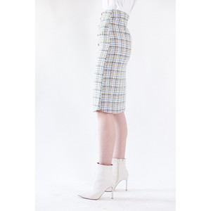 Power Woman - Falda de Tweed Llamativa - Product Image 2