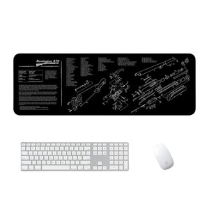 Tapis de nettoyage de pistolet antidérapant, matériau en caoutchouc épais avec couche de tissu imperméable à l'eau pour tous les nettoyages de pistolet Le tapis de souris - Product Image 1