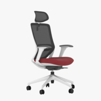 Chaise de bureau du fabricant au design moderne, réglable 4D, ergonomique, en maille, avec spécifications conformes aux normes EN 1335 et BIFMA