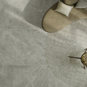 Piastrella Anticata Effetto Marmo Grigio 100x100 per Pavimenti e Pareti - Product Image 5