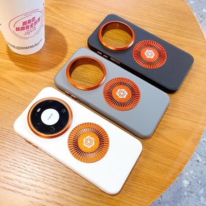เคสโทรศัพท์หนัง PU แม่เหล็กแบบใหม่สำหรับ HUAWEI Mate 80 Pro Max 60 Pro 70 Pro พร้อมรูระบายความร้อนโลหะ ฝาครอบป้องกัน - Product Image 2