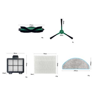 Piezas de repuesto para aspiradora, cepillo principal, cepillo lateral, filtro de polvo, almohadilla de mopa para <span class=keywords><strong>iRobot</strong></span> <span class=keywords><strong>Roomba</strong></span> Essential <span class=keywords><strong>Combo</strong></span> Series Y0110/Y0140 - Product Image 6