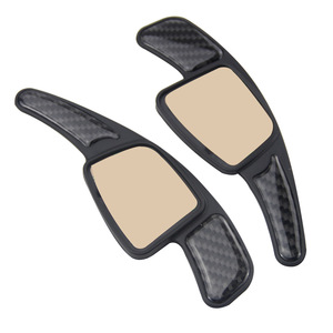 JDMotorsport88 Extension de palettes de changement de vitesse en fibre de carbone noire pour <span class=keywords><strong>AUDI</strong></span> <span class=keywords><strong>A3</strong></span> A4 A5 S3 S4 <span class=keywords><strong>Q2</strong></span> Q5 Q7 2016-2017 - Product Image 6