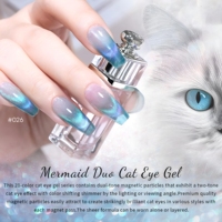 Vernis à ongles gel 9D double effet œil de chat, UV Soak Off, pailleté, holographique, arc-en-ciel, magnétique, pour usage professionnel en salon, vente en gros OEM/ODM