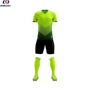 Maillots de football confort sublimés personnalisés imprimé nom et numéro maillots de football Fujian vêtements de football vêtements de football équateur - Product Image 1
