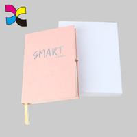 Haute Qualité PU Planner Journal Notebook Couleur Rose Avec Boîte Cadeau
