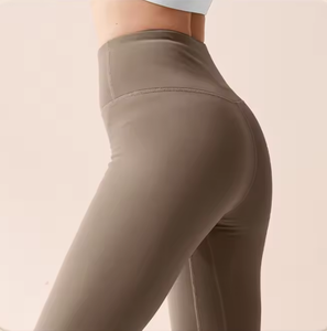 Leggings a vita alta sportivi spazzolati recentemente aggiornati per il controllo della pancia per le donne palestra Yoga allenamento glutei Lifting Leggings - Product Image 1