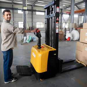 Apilador de palés eléctrico automático de almacén Apilador de palés eléctrico de 1 tonelada y 1,5 toneladas con altura de elevación de 3m y 3,5 m - Product Image 6