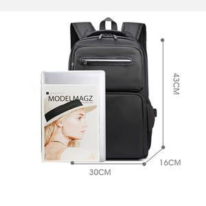 Sac à dos de voyage extérieur grande capacité personnalisé, double épaule, fermeture tendance, pour les navetteurs, les décontractés, les écoliers, sac à dos pour ordinateur - Product Image 4