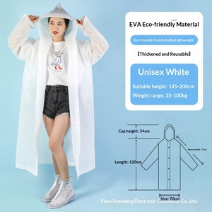 Thickened Transparent One-piece Full-body EVA Motorcycle/Electromobile <b>Raincoat</b> Non-disposable Portable Rainproof for - Product Image 6