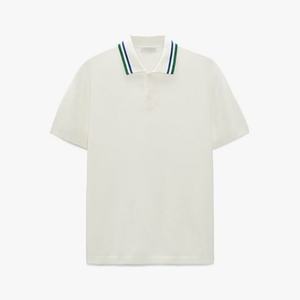 Polos Homme 100 % Coton. Polos en tricot blanc - Product Image 4