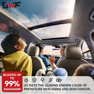 Gwf 2ply không có keo dư lượng chống UV kính chắn gió năng lượng mặt trời cửa sổ phim Nano gốm chịu nhiệt cửa sổ xe <span class=keywords><strong>Tint</strong></span> phim cho cửa sổ xe - Product Image 4