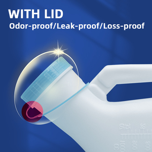 Nhà máy cung cấp trực tiếp của nam giới dùng một lần Glow nắp trong bóng tối PEE chai tràn bằng chứng nước tiểu chai cho phòng tắm sử dụng - Product Image 4