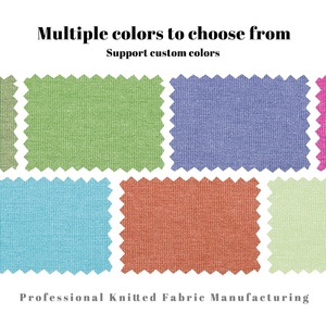 Nhà Máy Bán Buôn 220gsm Dệt Kim Bông Căng Nhuộm T-Shirt Vải Một Mặt Đồng Bằng Dệt Cho Bé Trai Và Cô Gái Nhà Dệt - Product Image 3