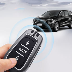 Étui à clés en métal avec logo de voiture en alliage de zinc pour Peugeot 3008 308 408 407 5008 pour Citroën C1 C2 <span class=keywords><strong>C3</strong></span> C4 C5 DS3 DS4 DS5 DS6 Accessoires - Product Image 3