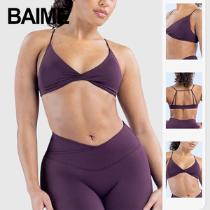 <span class=keywords><strong>Chaleco</strong></span> de Yoga con Sujetador Deportivo para <span class=keywords><strong>Mujer</strong></span>, Camisola, Sujetador para Correr y Hacer Ejercicio - Product Image 2