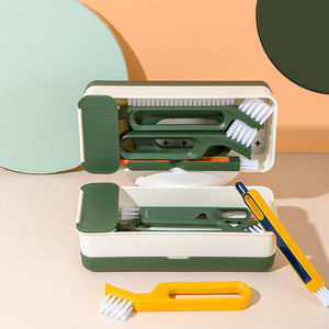 Brosses de nettoyage ménagères à main <span class=keywords><strong>pour</strong></span> fenêtre porte rail <span class=keywords><strong>carrelage</strong></span> cuisine comptoir nettoyage essuie-glace polyvalent rainure Gap nettoyage - Product Image 4
