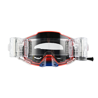 Lunettes de motocross MX901R avec système Roll Off, lunettes de moto, logo personnalisé, anti-buée, protection UV 100%, lunettes de moto tout-terrain MX