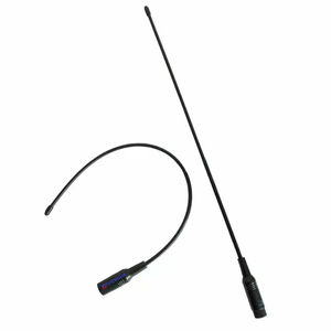Antena de Radio Bidireccional de Goma Suave NA771 NA-771 de Doble Banda VHF/UHF de 144/430 MHz para Walkie Talkie - Product Image 1
