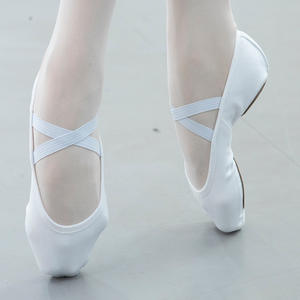 Удобные детские танцевальные туфли на мягкой подошве, для практики, с кошачьим когтем, темпераментные элегантные танцевальные балетки для выступлений - Product Image 6