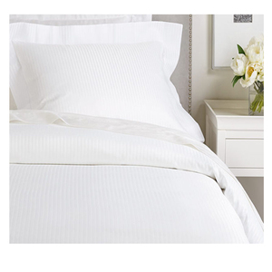 Juego de <span class=keywords><strong>fundas</strong></span> de edredón de lujo para cama, Sábana de cama Lisa tejida de algodón egipcio de lujo para Hotel nórdico blanco, 133x60 - Product Image 5
