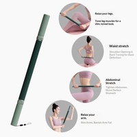 Bâton de massage musculaire pour fascia (EVA 58cm) pour la relaxation, l'entraînement physique et la course à pied ; aide à la libération des muscles du dos et des jambes pour les étirements
