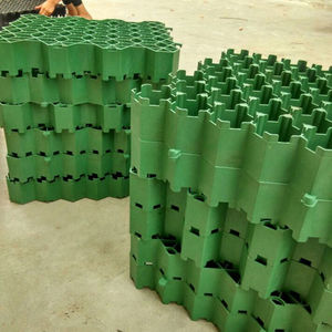 Delantal de estacionamiento de rejilla de hierba de plástico verde, diseño de acera, jardín de plantación, ladrillo de césped verde - Product Image 6