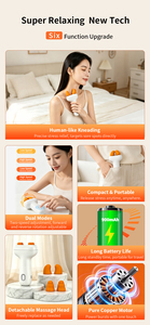 Mini masajeador de presión para los dedos, masajeador multifuncional para hombros y cuello, para puntos articulares - Product Image 5