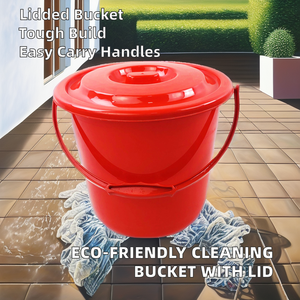 קיבולת גדולה ידידותי לסביבה pp דלי פלסטיק עם מכסה עבה עבור מים חיצוניים אחסון מים - Product Image 2