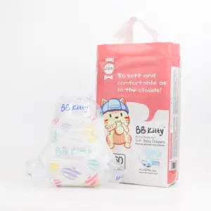 Pañales de tela para bebé BB kitty y BB kitty, pantalones desechables de alta calidad con absorbente rápido