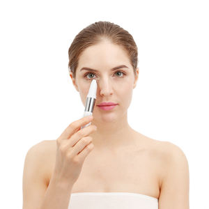 Machine manuelle de contour des yeux à la fréquence comme <span class=keywords><strong>nu</strong></span> machine cosmétique de contour des yeux rouleau eclat peau appareil de massage des yeux blancs - Product Image 1