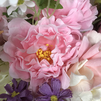 LO-1666 Bola Bunga Peony Hydrangea 45cm, Alas Busa, Warna Sesuai Pesanan, untuk Dekorasi Meja Pernikahan, Pajangan Jendela Toko & Dekorasi Toko Ritel
