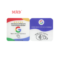 Tarjetas NFC NTAG 213 NTAG 215 NTAG 216 con Adhesivo Acrílico para Reseñas de Google, Acrílico de Primera Calidad