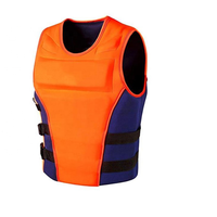 Gilet de sauvetage en néoprène Certificat CE Sécurité Marine Kayak Gilet de sauvetage de pêche gonflable pour adulte