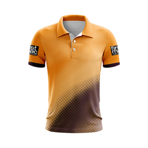 Custom Men's Heritage Rugby Polo Shirt Navy <b>Red</b> White Chevron Retro Supporter Top League Club Wear - Product Image 5